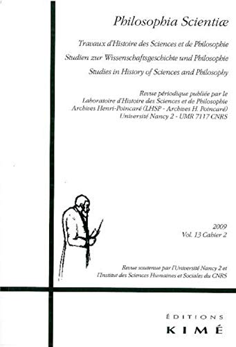 philosophia scientiae t.13 (édition 2009)