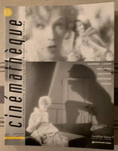 REVUE ; Collectif, Cinematheque N°8 - Revue Semestrielle D'esthétique Et D'histoire Du Cinéma Col...