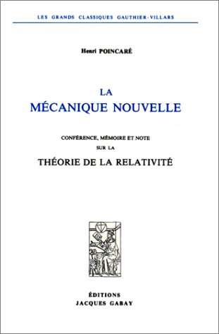 La Mécanique nouvelle (Théorie de la Relativité), 1924