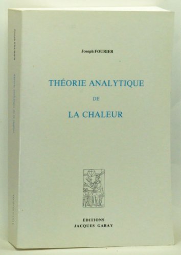 Théorie analytique de la chaleur, 1822