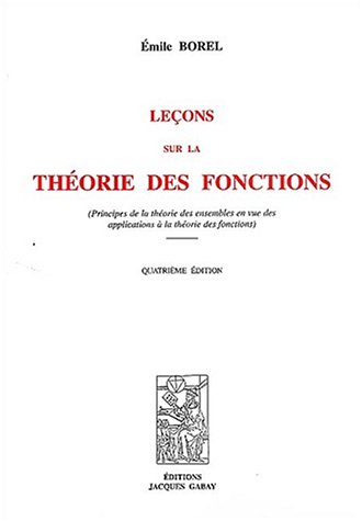 Leçons sur la théorie des fonctions, 4e éd., 1950