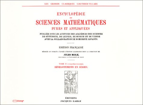 Encyclopédie des sciences mathématiques pures et appliquées. 5. Encyclopédie des sciences mathéma...