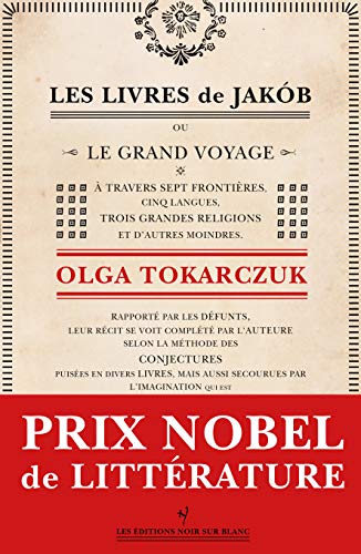 Les Livres de Jakób (litt Etrangere) (french Edition)