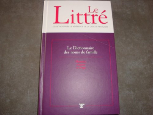 Le dictionnaire des noms de famille