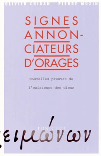 Signes annonciateurs d'orages Nouvelles preuves de l'existence