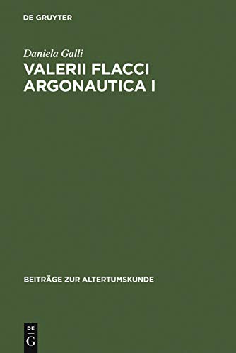 Valerii Flacci Argonautica I: Commento