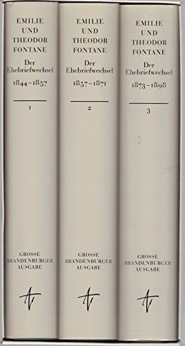 Der Ehebriefwechsel, 3 Bde. (Große Brandenburger Ausgabe)