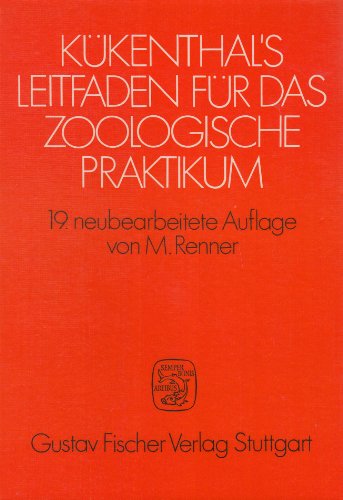 kükenthal`s leitfaden für das zoologische praktikum.