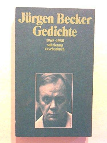 gedichte 1965-1980. suhrkamp taschenbuch 690