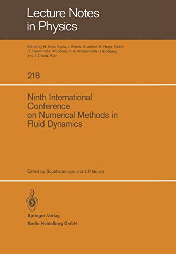 9th Int Conf on Numerical Methods in Fluid Dynamics