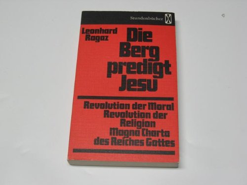Die Bergpredigt Jesu.