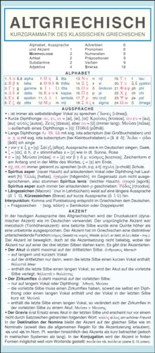 Altgriechisch - Kurzgrammatik des klassischen Griechischen. Die komplette Grammatik anschaulich und verständlich dargestellt
Altgriechisch - Kurzgrammatik des klassischen Griechischen. Die komplette Grammatik anschaulich und verständlich dargestellt