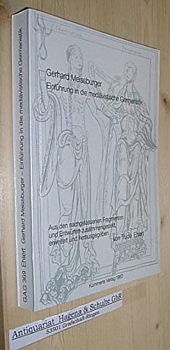 Einfuhrung in die mediavistische Germanistik (Goppinger Arbeiten zur Germanistik) (German Edition)