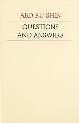 Question And Answers 1924-1937 (FINE COPY OF HARDBACK FIRST EDITION IN DUSTWRAPPER)