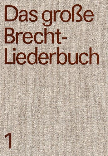 Das Grosse Brecht-Liederbuch