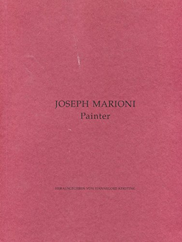 Joseph Marioni. Painter.