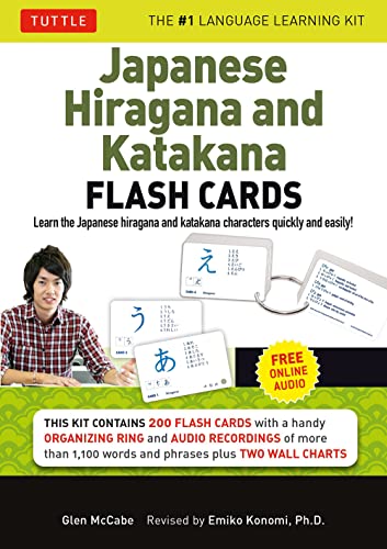 Japanese Hiragana and Katakana Flash Cards Kit: Learn the Two Japanese Alphabets Quickly & Easily...