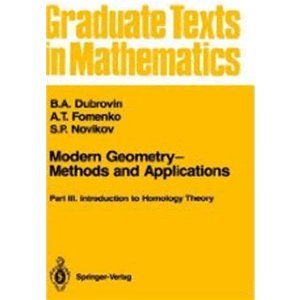 Modern Geometry - Methods and Applications: Part 3: Introduction to Homology Theory (International Edition)
Modern Geometry - Methods and Applications: Part 3: Introduction to Homology Theory (International Edition)