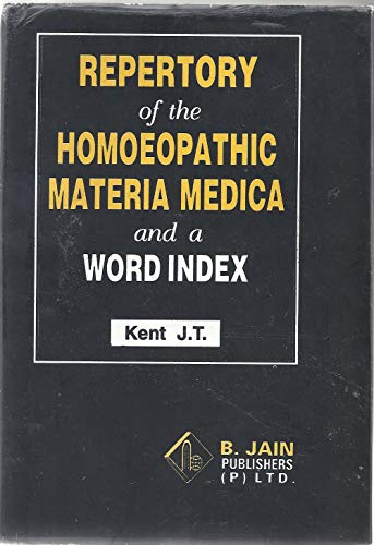 Repertory of the Homoeopathic Materia Medica
