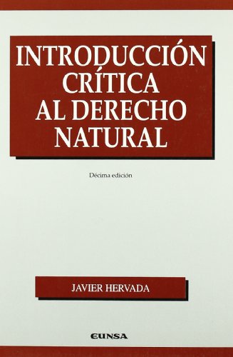 Introducción crítica al Derecho natural