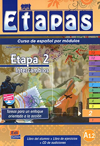 etapas 2 ; manual de espanol para cursos intensivos ; intercambios ; libro del alumno + libro de ...