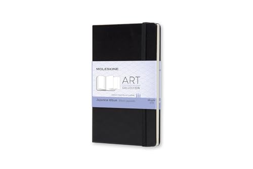 Moleskine Album Japonais Format de poche Couverture rigide noire 9 x 14 cm