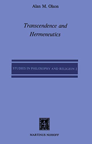 Transcendence and Hermeneutics: An Interpretation of the Philosophy of Karl Jaspers