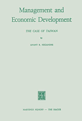Management and Economic Development: The Case of Taiwan