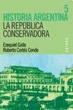 Republica Conservadora (historia Argentina Tomo 5) - Gallo