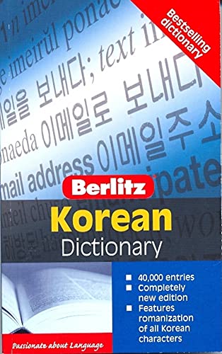 Berlitz Pocket Dictionary Korean-English (Berlitz Dictionaries)