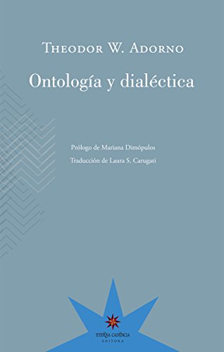 Ontologia Y Dialectica - Theodor W. Adorno