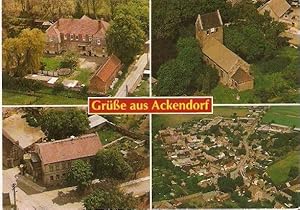 Ackendorf. Kindergarten. Dorfkirche. Gemeindeverwaltung.