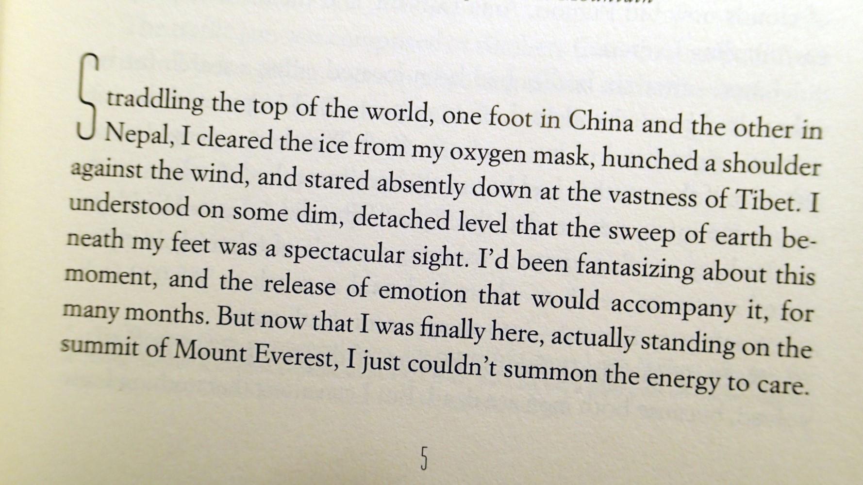 ... INTO THIN AIR : A Personal Account of the Mt. Everest Disaster: Krakauer, ...
