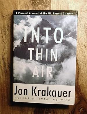 Into Thin Air A Personal Account of the Mt Everest Disaster