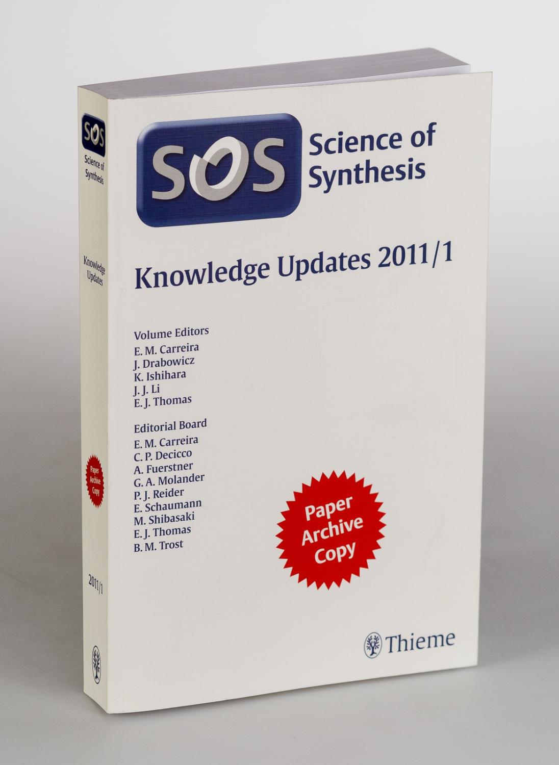 SOS Science of Synthesis. Knowledge Updates 2011/1. - Hagen, T. J. a. o.