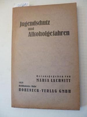 Jugendschutz und Alkoholgefahren. Bericht über den 3. Deutschen Kongreß für alkoholfreie Jugender...