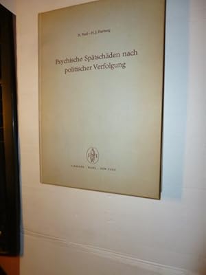 Psychische Spätschäden nach politischer Verfolgung : mit 24 Tabellen