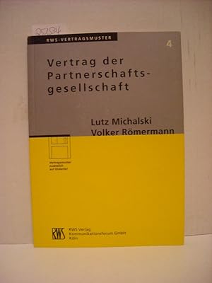 Partnerschaftsgesellschaft vertrag