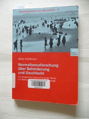 Normalismusforschung über Behinderung und Geschlecht : eine empirische Untersuchung der Werke von...