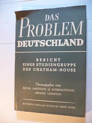 Das problem Deutschland, Bericht einer Studiengruppe des Chatham-House