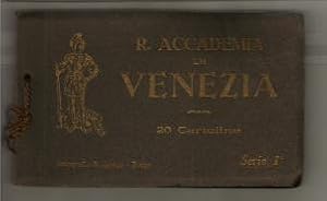 Album mit 20 Kunstpostkarten: R. Accademia di Venezia. Serie 1a (ca 1900)