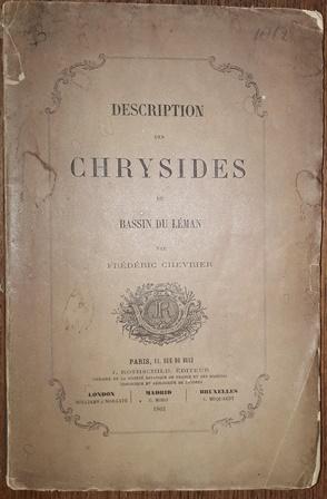 Description des Chrysides du Bassin du Léman.