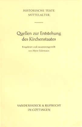 Quellen zur Entstehung des Kirchenstaates