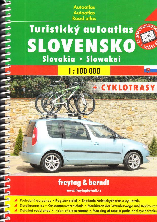 Slovakia roas atlas + walking & cycling routes