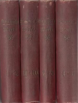 Prosaische und poetische Werke - 10 Teile in vier Bänden