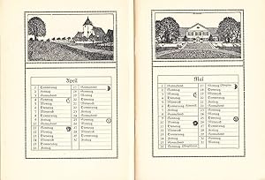 Niedersächsisches Jahrbuch 1937 - Hrsg. Verein für Niedersächsisches Volkstum [Kalendarium mit Ze...