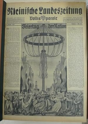 Rheinische Landeszeitung. Volksparole. Düsseldorfer Stadtanzeiger Mai 1938. Amtliches Kreisblatt....