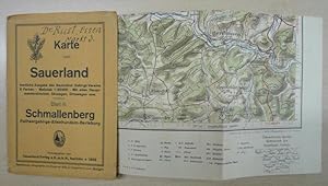 Karte vom Sauerland Blatt 8: Schmallenberg. Rothaargebirge - Altenhundem - Berleburg