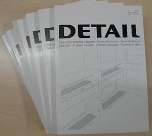 Detail. Zeitschrift für Architektur + Baudetail. Review of Architecture. 7 Hefte 2001