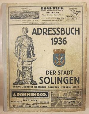 Adressbuch der Stadt Solingen 1936.